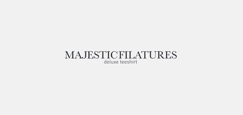 Shop Majestic Filatures t-shirts online | Se hele udvalget her