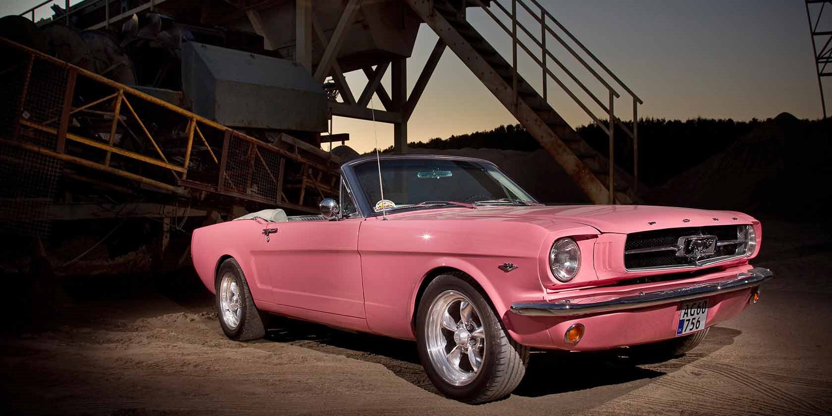 Mustang Convertible Pink