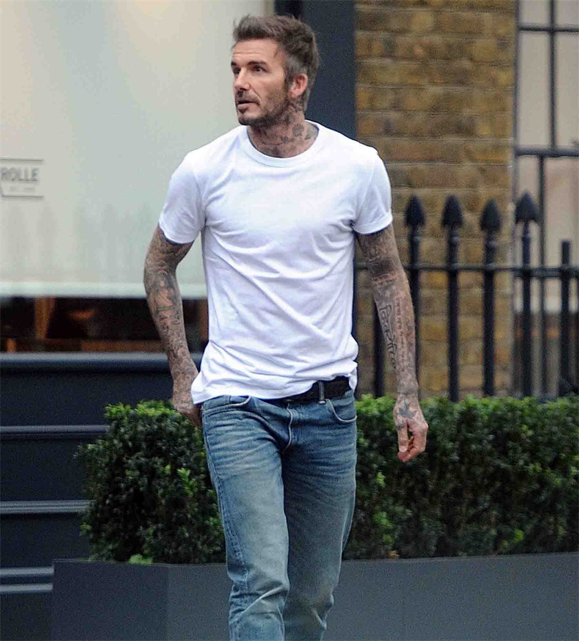 David Beckham  Casual shoes outfit, Tennis shoe outfits summer