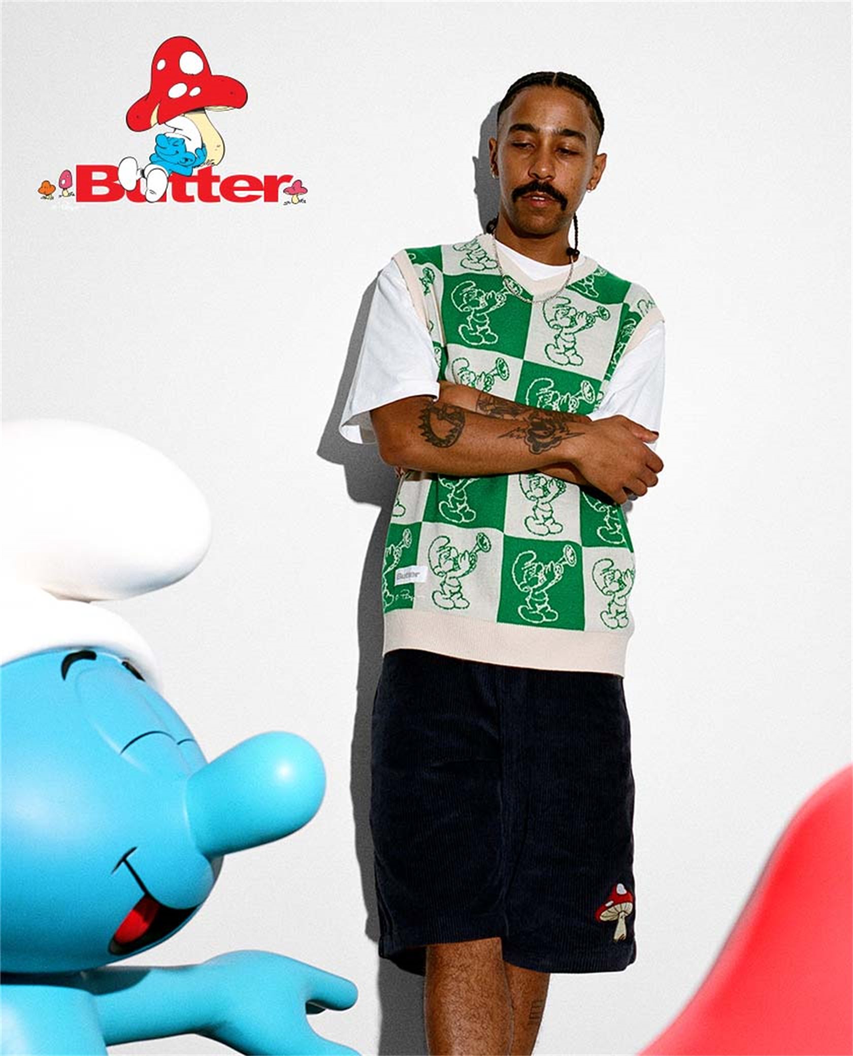 Butter Goods X Smølferne kollektion