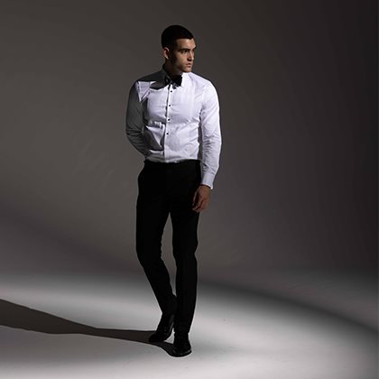 Made 2 Measure Black Tie