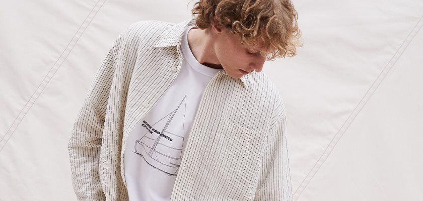 【関税込み】NORSE PROJECTS ベージュ Vagn スウェットシャツ 45380_77bca81f54-n20-1275-9999