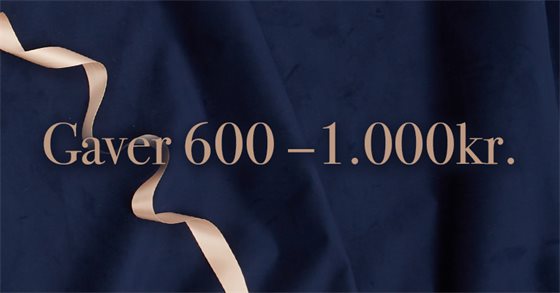 Gaver fra 600-1000 kr